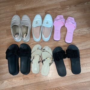 Assorted Women's Slip-On Shoes and Sandals BUNDLE